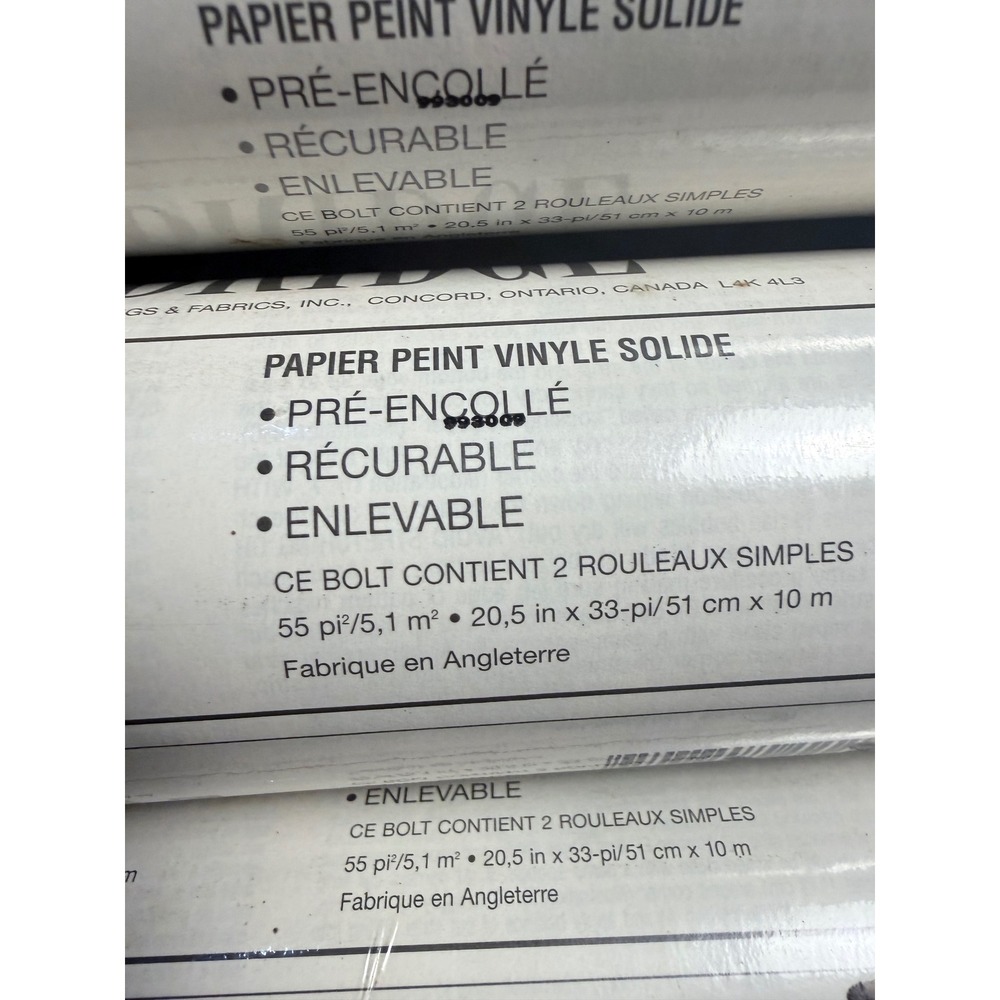 Cambridge Studios Ivy Wallpaper 4 Rolls Green Cream Vinyl Pre-Pasted - Picture 2 of 4